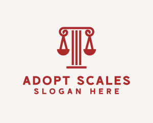 Column Scale Law Firm  logo design