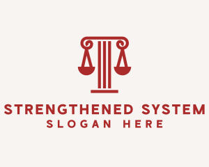 Column Scale Law Firm  logo design