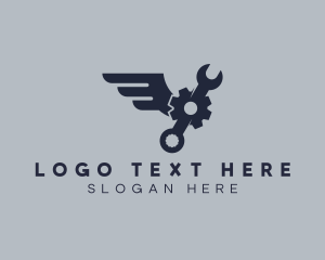 Winged Industrial Tools  logo