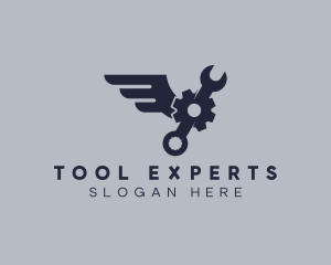 Winged Industrial Tools  logo