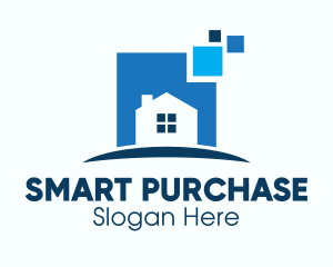 Online House For Sale logo design