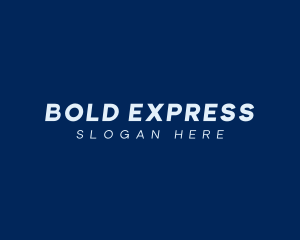 Bold Italic Business logo design