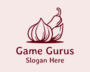 Garlic Chili Onion Ingredients Logo