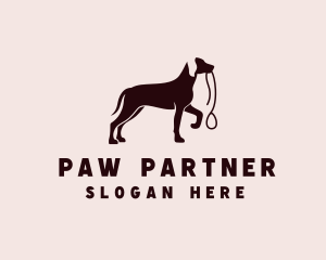 Pet Dog Leash logo design