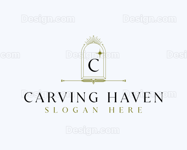 Luxury Art Deco Boutique Logo