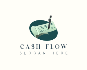 Cash Cheque Deposit logo design