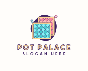 Cute Quirky Pot Holder logo design