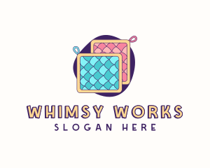 Cute Quirky Pot Holder logo design