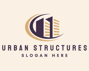 Urban Condominium Building  logo design