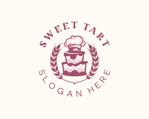 Cake Baker Toque logo design