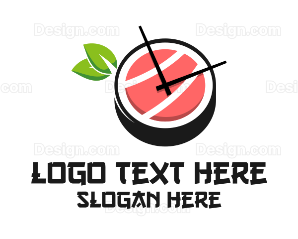 Sushi Time Clock Logo