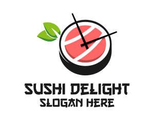 Sushi Time Clock  logo