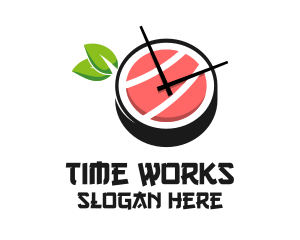 Sushi Time Clock  logo