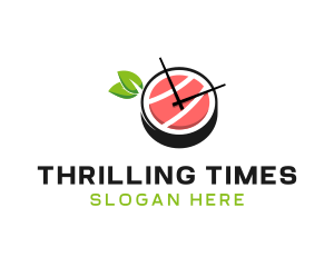 Sushi Time Clock  logo
