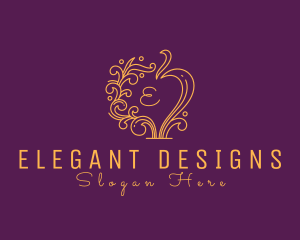 Decorative Boutique Mirror logo design