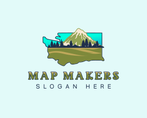 Washington Nature Mountain logo design