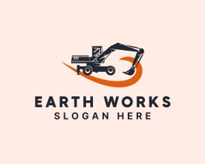 Heavy Equipment Excavator logo