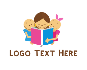 Children Book Reading logo