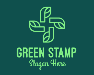 Green Natural Pharmacy logo design