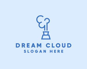 Vape Smoke Cloud logo design