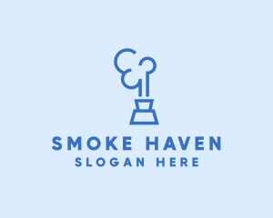 Vape Smoke Cloud logo design