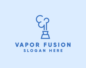 Vape Smoke Cloud logo design