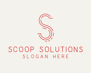 Logistics Letter S  logo design