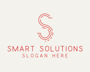 Logistics Letter S  logo design