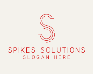 Logistics Letter S  logo design