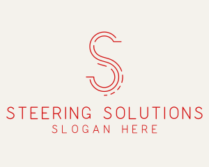 Logistics Letter S  logo design