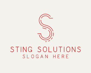 Logistics Letter S  logo design