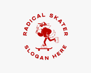 Skater Pet Dog logo