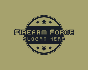 Military Circle Army logo design