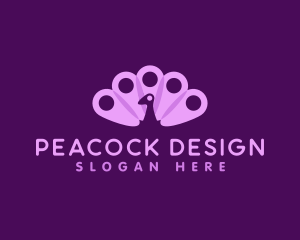 Peacock Location Navigation logo