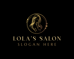 Woman Beauty Salon logo design