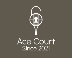 Tennis Racket Lock  logo