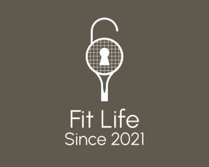 Tennis Racket Lock  logo