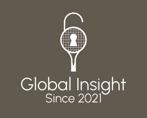 Tennis Racket Lock  logo