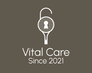 Tennis Racket Lock  logo
