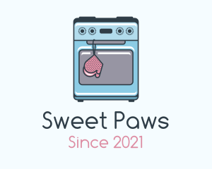 Cute Stove Top Oven logo design