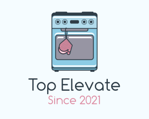 Cute Stove Top Oven logo design