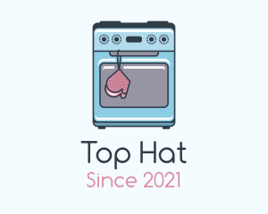 Cute Stove Top Oven logo design