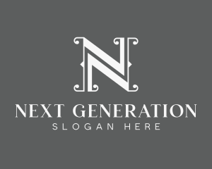 Fashion Jewelry Boutique Letter N logo design