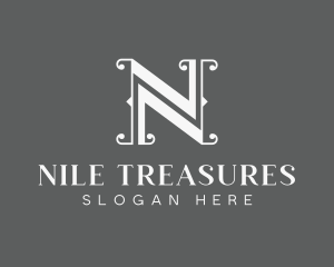 Fashion Jewelry Boutique Letter N logo design