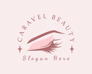 Beauty Eyelashes Makeup logo design