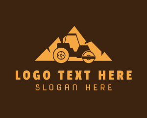 Road Roller Construction logo