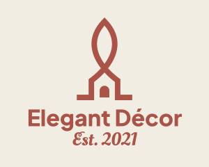 Home Decor Candle  logo design