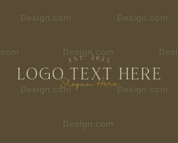 Elegant Cafe Business Logo