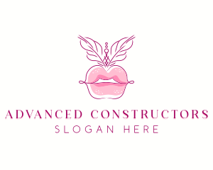 Beauty Burlesque Lips logo design