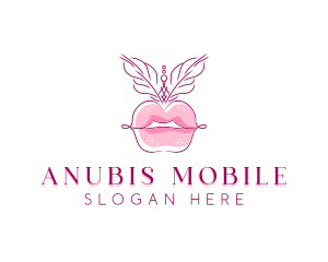 Beauty Burlesque Lips logo design